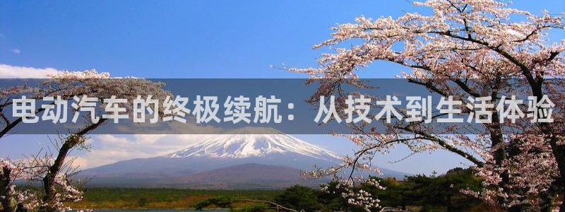 优发国际官网首页入口：电动汽车的终极续航：从技术到生活体验