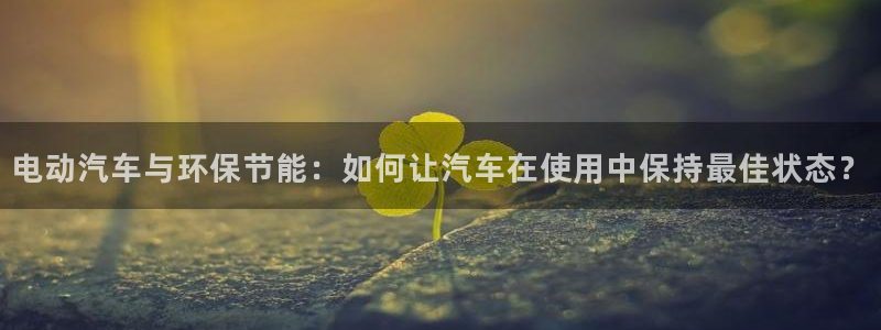 优发国际是什么：电动汽车与环保节能：如何让汽车在使用中保持最佳状态？